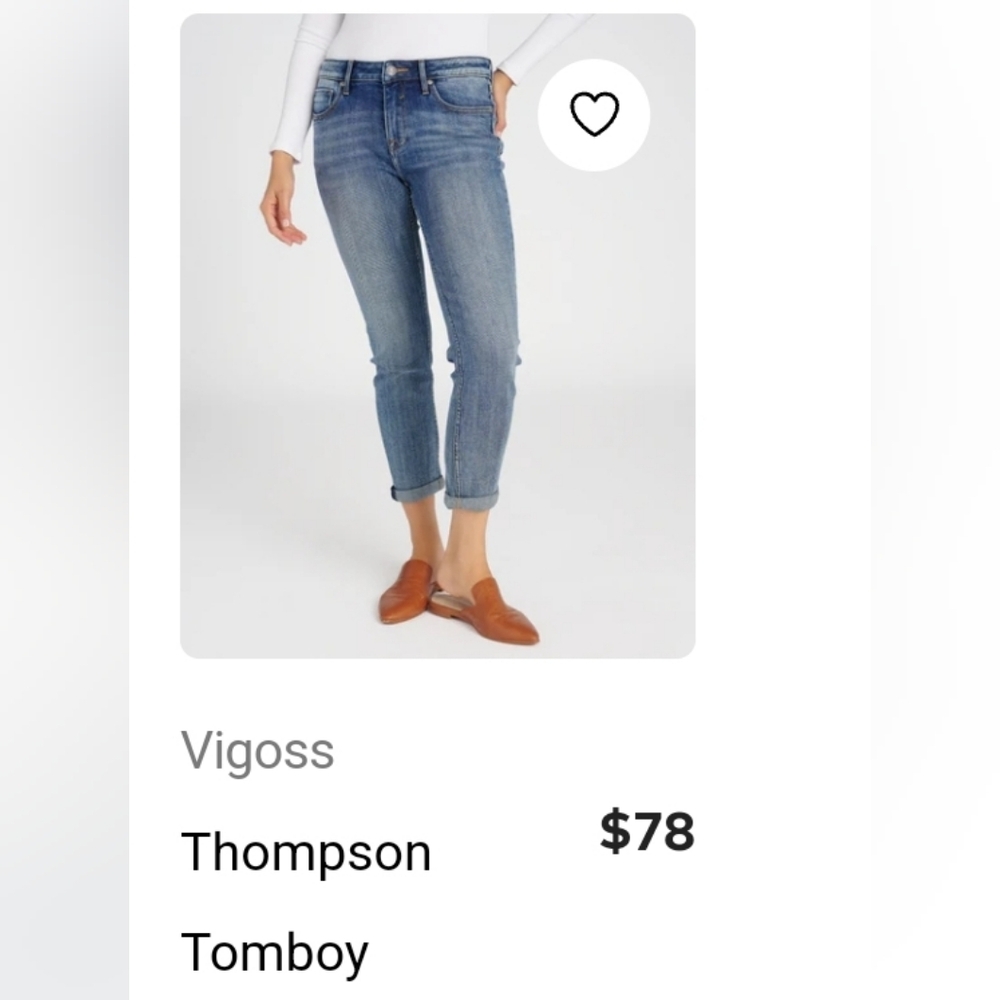 Vigoss Thompson Tomboy Jeans